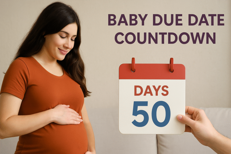 Baby Due Date Countdown